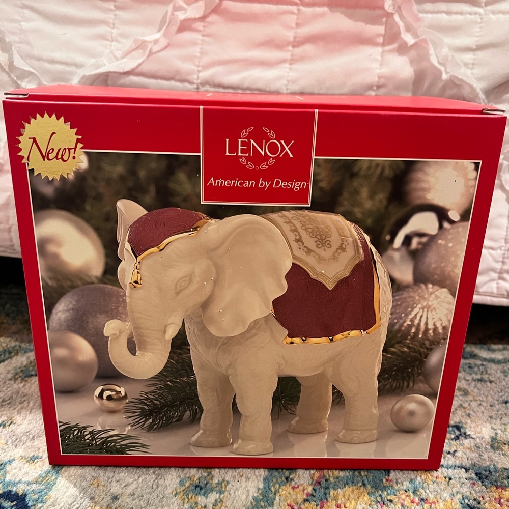 Lenox First Blessing Elephant in box